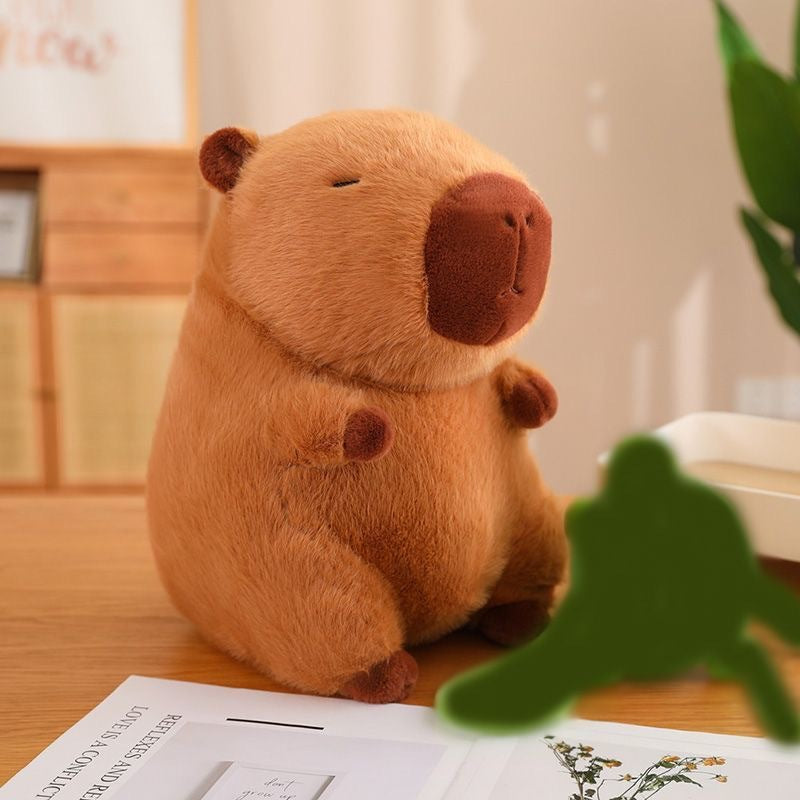 Capybara Plush Simulation Capibara Anime Fluffty Toy Cute Doll Stuffed Animals Soft Doll Plush Christmas Thanksgiving Gift