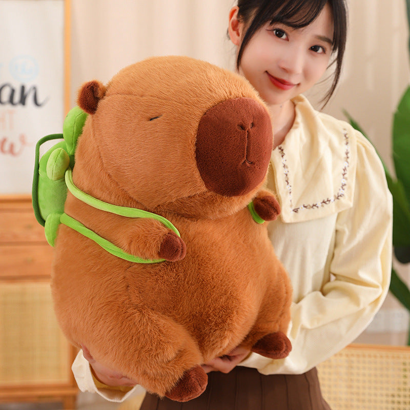Capybara Plush Simulation Capibara Anime Fluffty Toy Cute Doll Stuffed Animals Soft Doll Plush Christmas Thanksgiving Gift